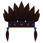 Feathered Crown Brown — Spiritvale Cosmetic icon