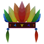 Feathered Crown Rainbow — Spiritvale Cosmetic icon