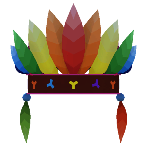 Feathered Crown Rainbow — Spiritvale Cosmetic icon