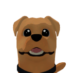 Golden Poodle Dog — Spiritvale Cosmetic icon