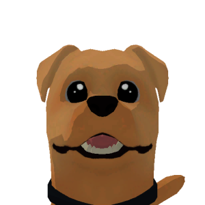 Golden Poodle Dog — Spiritvale Cosmetic icon