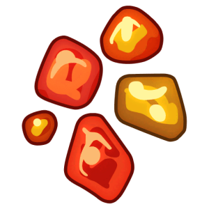 Amberstone Piece — Spiritvale Material icon