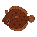 Flatfish — Spiritvale Material icon