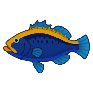 Goldribbon Soapfish — Spiritvale Material icon