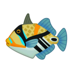 Picasso Triggerfish — Spiritvale Material icon