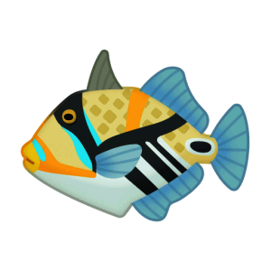 Picasso Triggerfish — Spiritvale Material icon