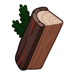 Red Wood Piece — Spiritvale Material icon
