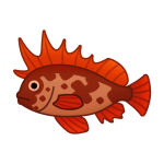 Redfin Velvetfish — Spiritvale Material icon