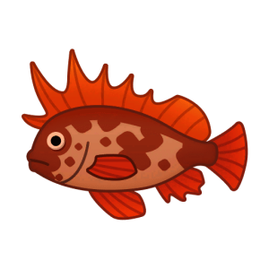 Redfin Velvetfish — Spiritvale Material icon