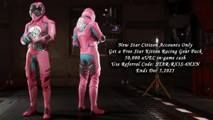 Star Kitten Racing Gear Pack showcase during IAE 2955