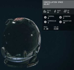 constellation space helmet