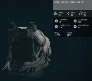 deep mining space helmet