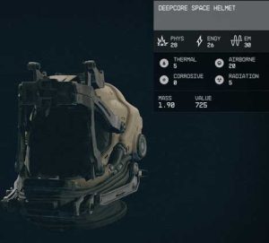 deepcore space helmet