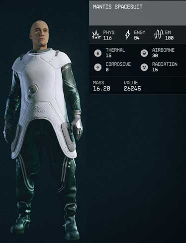 mantis spacesuit