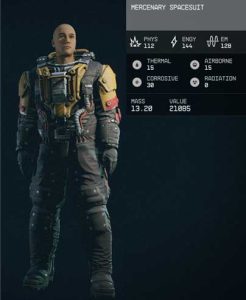 mercenary spacesuit