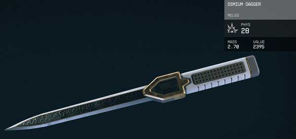 osmium dagger
