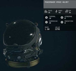 peacemaker space helmet