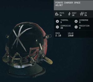 pirate charger space helmet
