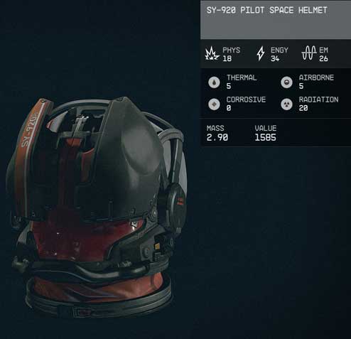SY-920 Space Helmet - Starfield