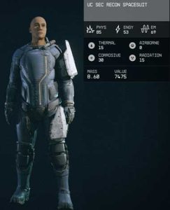 uc sec recon spacesuit