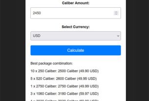 caliber cost calculator