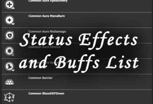 status effects and buffs list