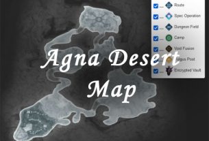 the first descendant agna desert map