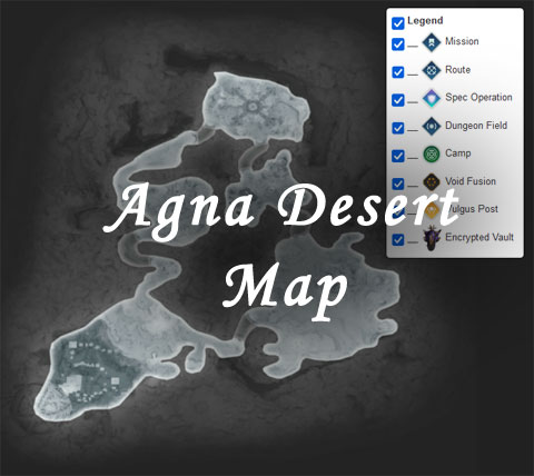the first descendant agna desert map