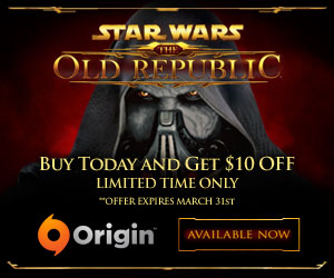 Star Wars The Old Republic 10 dollar off coupon