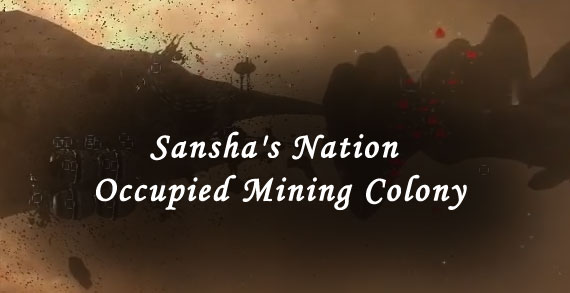 sanshas nation occupied mining colony