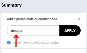 creator code daopa ubisoft store