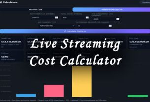 live streaming cost calculator