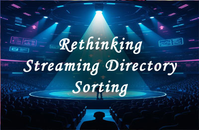 rethinking streaming directory sorting