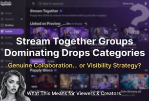 stream together groups dominating drop categories