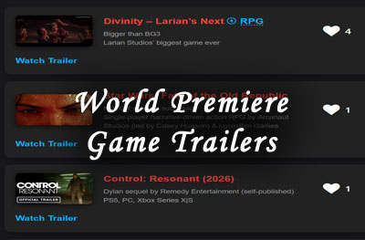 The Game Awards 2025 – All 16 World Premiere Trailers