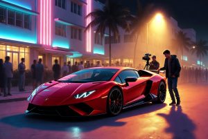 South Beach Lamborghini Nightlife
