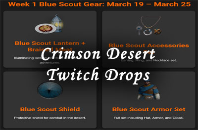 Crimson Desert Twitch Drops: All Rewards and How to Claim