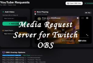 media request server for twitch obs