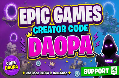 epic games creator code daopa