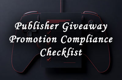 Publisher Giveaway & Partner Promotion Compliance Checklist