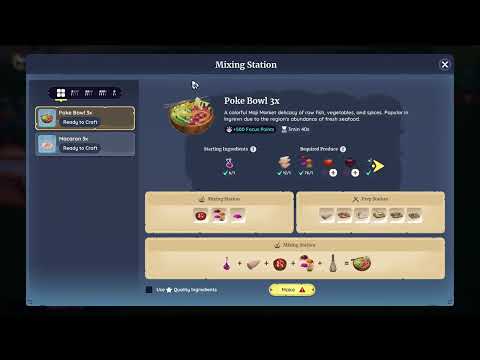 Poke Bowl Perfection: Acquiring the Recipe in Palia