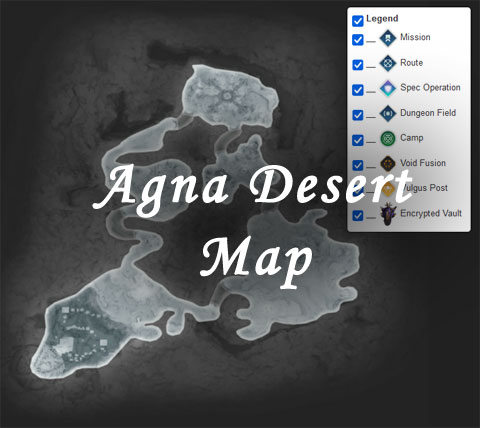 Agna Desert Interactive Map