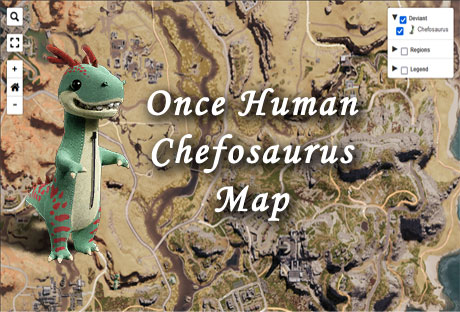 Chefosaurus Locations Map