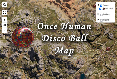 Disco Ball Locations Map