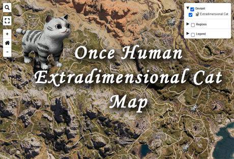Extradimensional Cat Locations Map