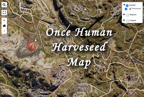 Harveseed Locations Map