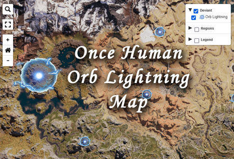 Orb Lightning Locations Map