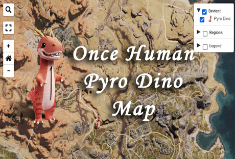 Pyro Dino Location Map
