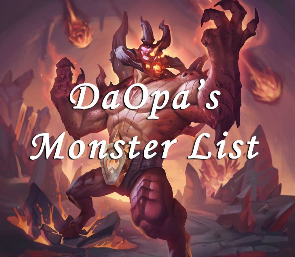 Monster List