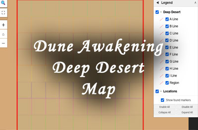 Dune Awakening Deep Desert Interactive Map